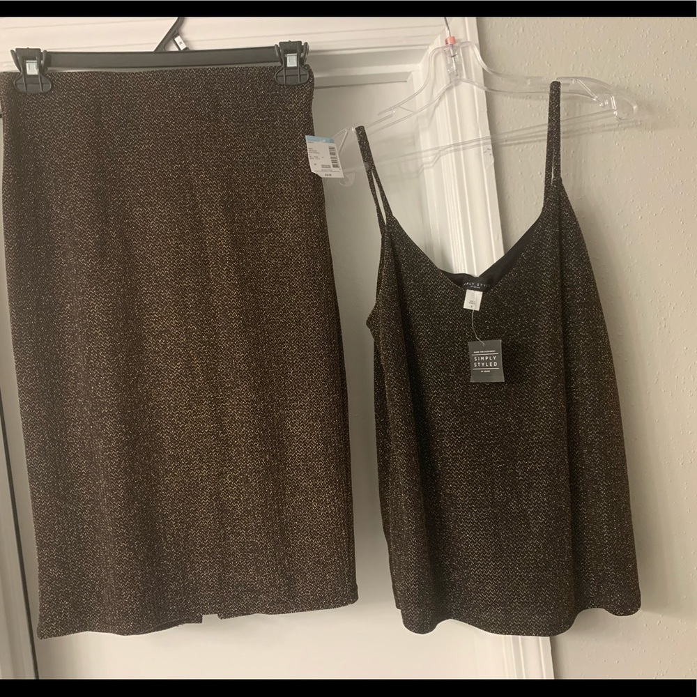 Gold Sparkle set (2pc)